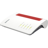 FRITZ! 4690 Routeurs sans fil Box 4690, Wi-Fi 7 (802.11be), Bi-bande (2,4 GHz / 5 GHz), Ethernet/LAN, Rouge, Blanc, Routeur