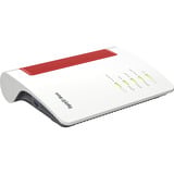 FRITZ! FRITZ!Box 4690, Routeur Box 4690, Wi-Fi 7 (802.11be), Bi-bande (2,4 GHz / 5 GHz), Ethernet/LAN, Rouge, Blanc, Routeur