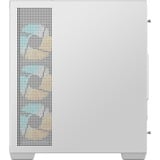GIGABYTE C500 PANORAMIC STEALTH Midi Tower Blanc, boîtier pc Blanc | 2x USB-A | 1x USB-C | RGB | Window