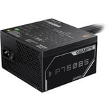 GIGABYTE P750BS Bloc d'Alimentation - PCI-E 6+2 Pin x 4, 80 PLUS Bronze, Ventilateur 120 mm, Compatible ATX, Prise EU alimentation 750 watt Noir, 4x PCIe, 80 PLUS Bronze, Ventilateur 120 mm, Compatible ATX, Prise EU, 750 W, 200 - 240 V, 50/60 Hz, 6 A, Actif, 100 W