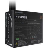 GIGABYTE P750BS Bloc d'Alimentation - PCI-E 6+2 Pin x 4, 80 PLUS Bronze, Ventilateur 120 mm, Compatible ATX, Prise EU alimentation 750 watt Noir, 4x PCIe, 80 PLUS Bronze, Ventilateur 120 mm, Compatible ATX, Prise EU, 750 W, 200 - 240 V, 50/60 Hz, 6 A, Actif, 100 W
