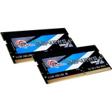 G.Skill Ripjaws F4-3200C22D-16GRS module de mémoire 16 Go 2 x 8 Go DDR4 3200 MHz, Mémoire vive Noir, 16 Go, 2 x 8 Go, DDR4, 3200 MHz