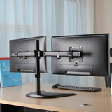 HAGOR 8708 support d'écran plat pour bureau 68,6 cm (27") Noir, Support de moniteur Noir, 10 kg, 38,1 cm (15"), 68,6 cm (27"), 100 x 100 mm, Réglage de la hauteur, Noir