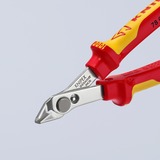 KNIPEX 78 06 125, Pinces électroniques Rouge/Jaune