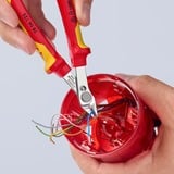 KNIPEX Electronic Super Knips 78 06 125, Pinces électroniques Rouge/Jaune