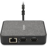 Kensington MD120U4 Station d’accueil mobile USB4, Station d'accueil Avec fil, USB4, 100 W, 1000,2500,10,100 Mbit/s, Noir, 10 Gbit/s
