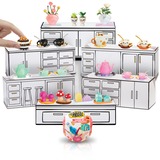 MGA Entertainment MV Make It Mini Lifestyle PDQ S2A, Bricolage Miniverse MV Make It Mini Lifestyle PDQ S2A, 8 an(s), Multicolore, Plastique, Résine