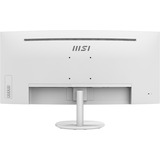 MSI Pro MP341CQ écran plat de PC 86,4 cm (34") 3440 x 1440 pixels UltraWide Quad HD Blanc Moniteur incurvé  Blanc, 86,4 cm (34"), 3440 x 1440 pixels, UltraWide Quad HD, 4 ms, Blanc