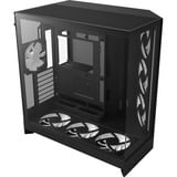 NZXT  boîtier midi tower Noir (Mat) | 2x USB-A | 1x USB-C | RGB | Verre Trempé