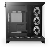 NZXT  boîtier midi tower Noir (Mat) | 2x USB-A | 1x USB-C | RGB | Verre Trempé