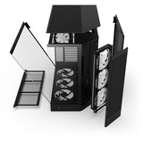 NZXT  boîtier midi tower Noir (Mat) | 2x USB-A | 1x USB-C | RGB | Verre Trempé
