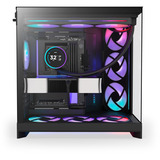 NZXT  boîtier midi tower Noir (Mat) | 2x USB-A | 1x USB-C | RGB | Verre Trempé