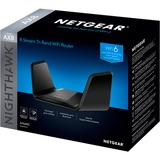 Netgear Nighthawk Tri-band AX8 8-Stream AX6600 WiFi 6, Routeur Noir