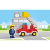 PLAYMOBIL Junior : Véhicule échelle de pompiers, Jouets de construction 