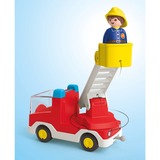 PLAYMOBIL Junior : Véhicule échelle de pompiers, Jouets de construction 