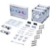 Phanteks D30-120 PWM Reverse DRGB ventilateurs de boîtier Blanc, 3 pièces, 120 x 120 x 30 mm