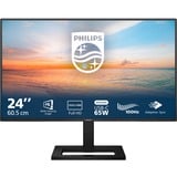 Philips 1000 series 24E1N1300AE/00 écran plat de PC 60,5 cm (23.8") 1920 x 1080 pixels Full HD LCD Noir 24" Moniteur Noir, 1x HDMI, 1x USB-C, 2x USB-A, 60,5 cm (23.8"), 1920 x 1080 pixels, Full HD, LCD, 4 ms, Noir