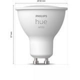Philips Hue White Ambiance GU10 Pack individuel 400lm, Lampe à LED 