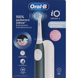 Procter & Gamble 615204 brosse à dents électrique Adulte Brosse à dents vibrante Vert, Brosse a dents electrique Vert foncé/Blanc, Adulte, Brosse à dents vibrante, Soin quotidien, Sensible, Super sensitive, Vert, 2 min, Rond