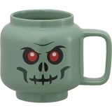 Room Copenhagen LEGO Petite tasse en céramique Squelette vert, Coupe gris-vert