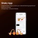 Shokz OpenRun Pro 2 Mini casque technologie conduction osseuse Orange