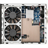 Shuttle Slim PC DH810 , S1851, 1x HDMI (2.1), 1x DP, 1x USB-C (DP), 1x 2.5", 2x M.2, 2x LAN (Intel 1G + 2.5G), 2x COM, fonctionnement permanent 24/7, attaches VESA, Barebone Noir, S1851, 1x HDMI (2.1), 1x DP, 1x USB-C (DP), 1x 2.5", 2x M.2, 2x LAN (Intel 1G + 2.5G), 2x COM, fonctionnement permanent 24/7, attaches VESA, 1,35L mini PC, Mini PC type barebone, LGA 1851 (Socket V1), DDR5-SDRAM, M.2, PCI Express, SATA, 120 W