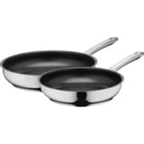 Silit Set de poêles Calabria, 24 & 28 cm, Set de louche Acier inoxydable/Noir