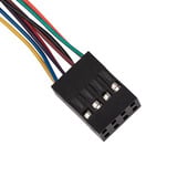 SilverStone Câble adaptateur SST-CPS05-RE, mini-SAS SFF 8643 > 4x SATA Bleu clair