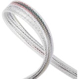 SilverStone Câble adaptateur SST-CPS05-RE, mini-SAS SFF 8643 > 4x SATA Bleu clair