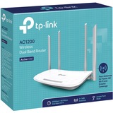 TP-Link Archer C50 routeur sans fil Fast Ethernet Bi-bande (2,4 GHz / 5 GHz) 4G Blanc Bleu/gris, Wi-Fi 5 (802.11ac), Bi-bande (2,4 GHz / 5 GHz), Ethernet/LAN, 4G, Blanc, Routeur