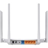TP-Link Archer C50 routeur sans fil Fast Ethernet Bi-bande (2,4 GHz / 5 GHz) Blanc Bleu/gris, Wi-Fi 5 (802.11ac), Bi-bande (2,4 GHz / 5 GHz), Ethernet/LAN, Blanc, Routeur