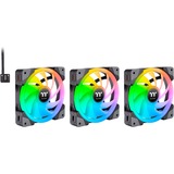 Thermaltake SWAFAN EX14 RGB Ventilateur de refroidissement PC TT Premium Edition ventilateurs de boîtier Noir, 3 pièces, 140 x 140 x 25 mm