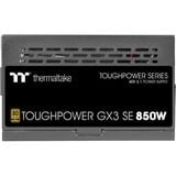 Thermaltake Toughpower GX3 SE alimentation 850 watt Noir, 1x 12V-2x6, 2x PCIe