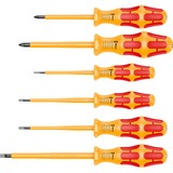 Wera 1060 i/1065 i/6 Jeu de tournevis Kraftform VDE Jaune/Rouge