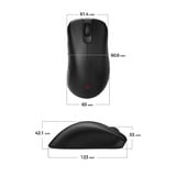 Zowie EC2-DW, Souris gaming Noir