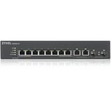 Zyxel GS2220-10-EU0101F commutateur réseau Géré L2 Gigabit Ethernet (10/100/1000) Noir, Switch Géré, L2, Gigabit Ethernet (10/100/1000), Grille de montage