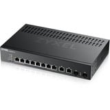 Zyxel GS2220-10-EU0101F commutateur réseau Géré L2 Gigabit Ethernet (10/100/1000) Noir, Switch Géré, L2, Gigabit Ethernet (10/100/1000), Grille de montage