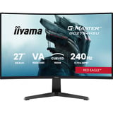 iiyama G-Master GC2784HSU-B1 27" Moniteur gaming incurvé Noir, 1x DisplayPort, 2x HDMI, 2x USB-A, 240 Hz, 68,6 cm (27"), 1920 x 1080 pixels, Full HD, LCD, Noir
