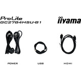 iiyama  27" Moniteur gaming incurvé  Noir