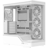 Aerocool  boîtier midi tower Blanc | 2x USB-A | 1x USB-C | RGB | Window