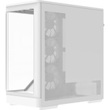Aerocool  boîtier midi tower Blanc | 2x USB-A | 1x USB-C | RGB | Window
