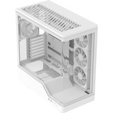 Aerocool  boîtier midi tower Blanc | 2x USB-A | 1x USB-C | RGB | Window
