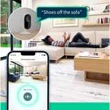 Arlo Essential caméra intérieure 2K, Caméra de surveillance Blanc/Noir