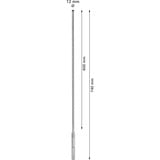 Bosch Expert Foret SDS Max-8X, Perceuse Marteau perforateur, Hammer drill bit, 1,2 cm, 740 mm, Béton, pierre, 60 cm