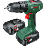 Bosch Perceuse-visseuse à percussion sans fil EasyImpact 18V-40+ set d'accessoires, Perceuse/visseuse Vert/Noir