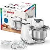 Bosch Serie 2 MUMS2EW00 robot de cuisine 700 W 3,8 L Blanc Blanc, 3,8 L, Blanc, Boutons, 2,4 kg, 1,7 kg, 1,1 m