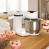 Bosch Serie 2 MUM robot de cuisine 700 W 3,8 L Blanc Blanc, 3,8 L, Blanc, Boutons, 2,4 kg, 1,7 kg, 1,1 m