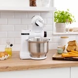 Bosch Serie 2 MUM robot de cuisine 700 W 3,8 L Blanc Blanc, 3,8 L, Blanc, Boutons, 2,4 kg, 1,7 kg, 1,1 m