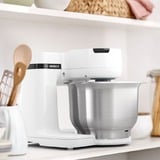 Bosch Serie 2 MUM robot de cuisine 700 W 3,8 L Blanc Blanc, 3,8 L, Blanc, Boutons, 2,4 kg, 1,7 kg, 1,1 m