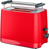 Bosch TAT3M124 grille-pain 2 part(s) 950 W Rouge Rouge, 2 part(s), Rouge, Plastique, Rotatif, 950 W, 220 - 240 V